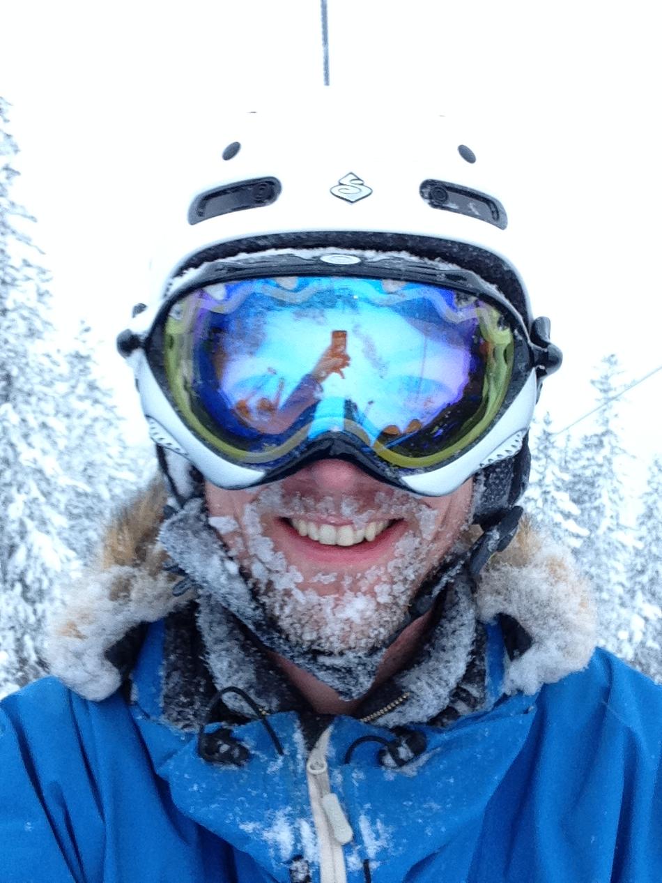 Sven- Andre Wiik skiing