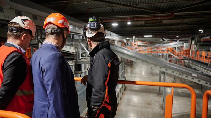 State of the art sorting plant