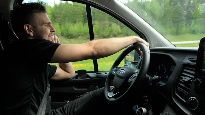 Tuukka driving