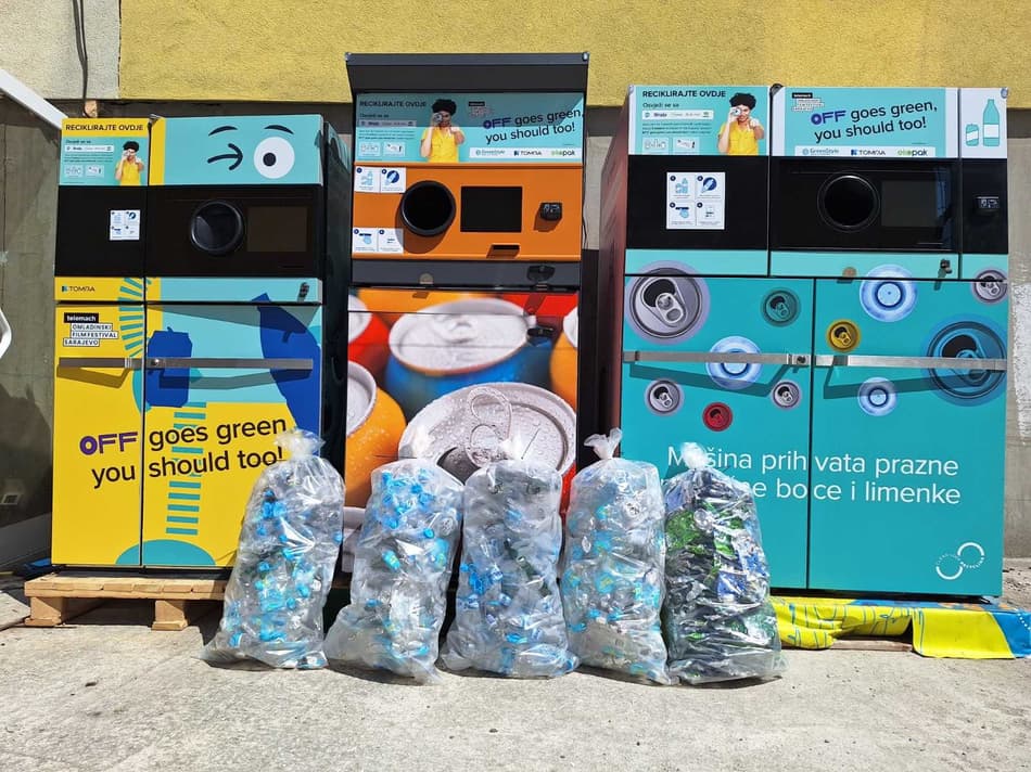 Reverse Vending Machines and empty Bottles