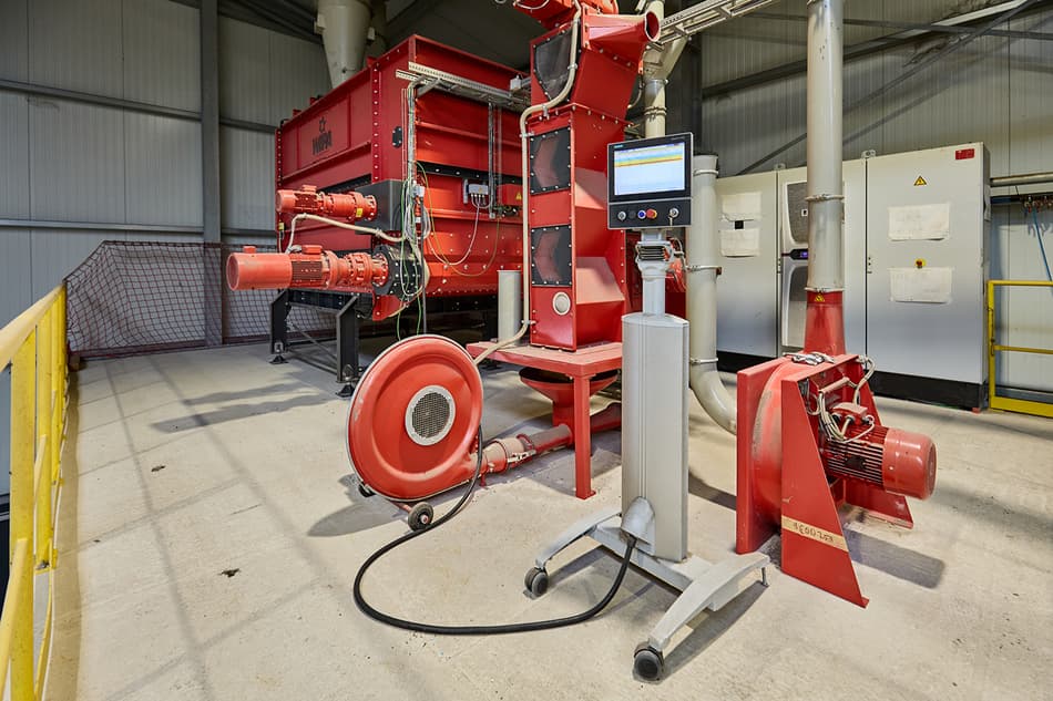 Drying machinery at AKR facility