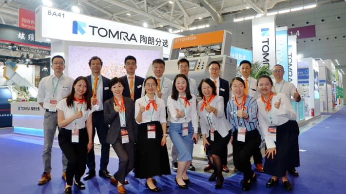 TOMRA team at the CHINAPLAS 2021