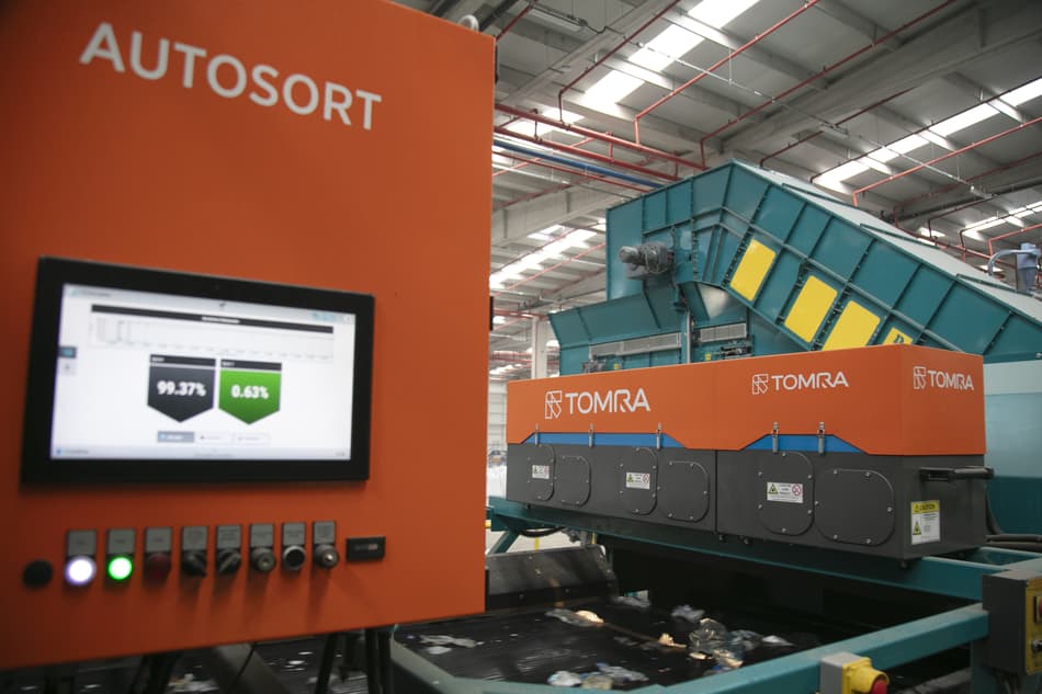 AUTOSORT FLAKE in Doga PET plant