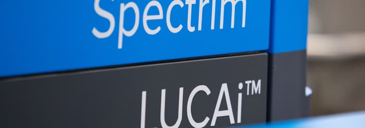 LUCAi logo on 5S machine