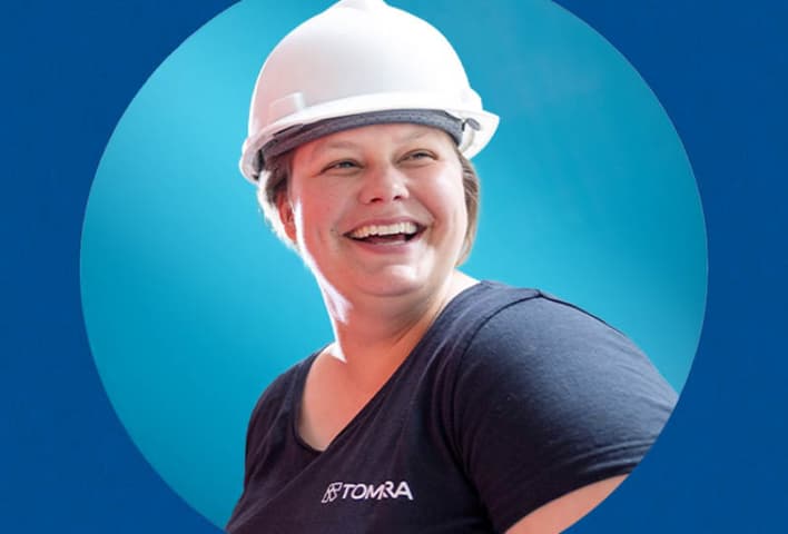 Anna Krause, Senior Application Engineer XRT  for TOMRA Mining