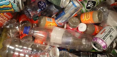 Drink cans and bottles 