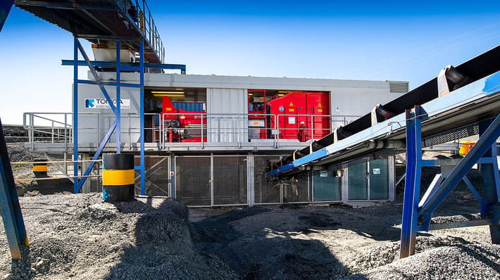 TOMRA Mining COM XRT installation at Letseng mine