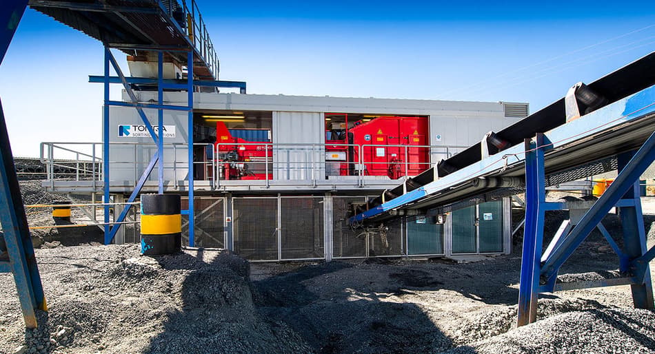 TOMRA Mining COM XRT installation at Letseng mine