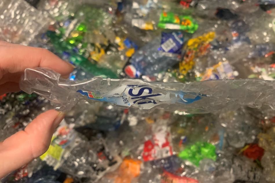 Compacted plastic containers