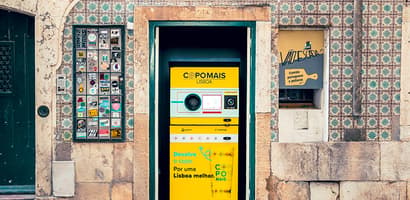 CopoMais reusable cup return location in Lisbon 