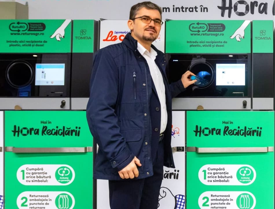 Dorin Mihai from TOMRA in Romania's deposit return scheme