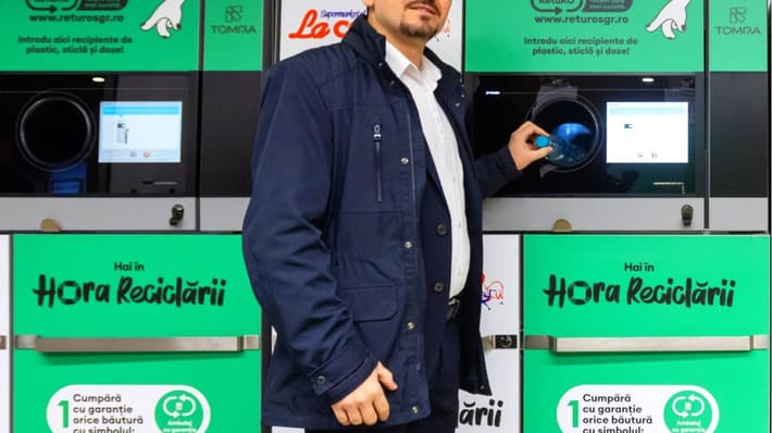 Dorin Mihai from TOMRA in Romania's deposit return scheme