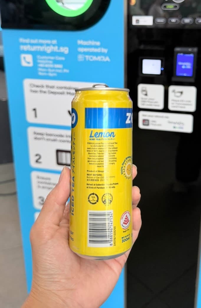 Eligible drink in Singapore deposit return scheme
