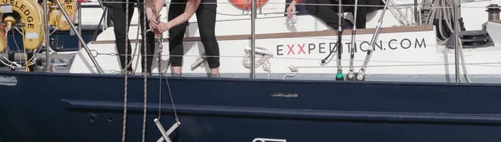TOMRA logo on boat