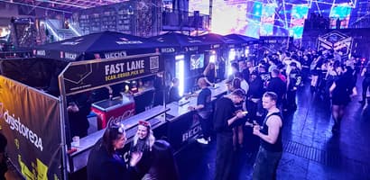 View of the bar area at Fairground Festival 2025.