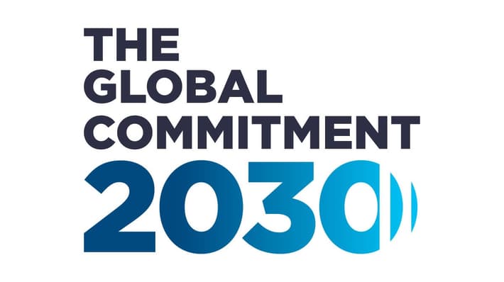 The Global Commitment 2030 logo