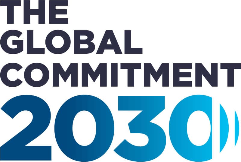 The Global Commitment 2030 logo