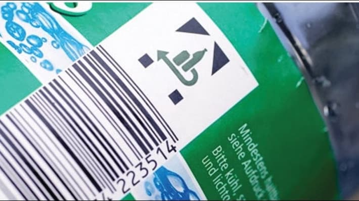 German bottle identified by its barcode
