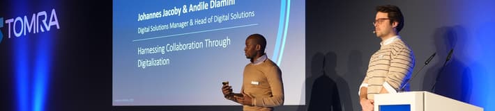 TOMRA employees presenting : Growth 