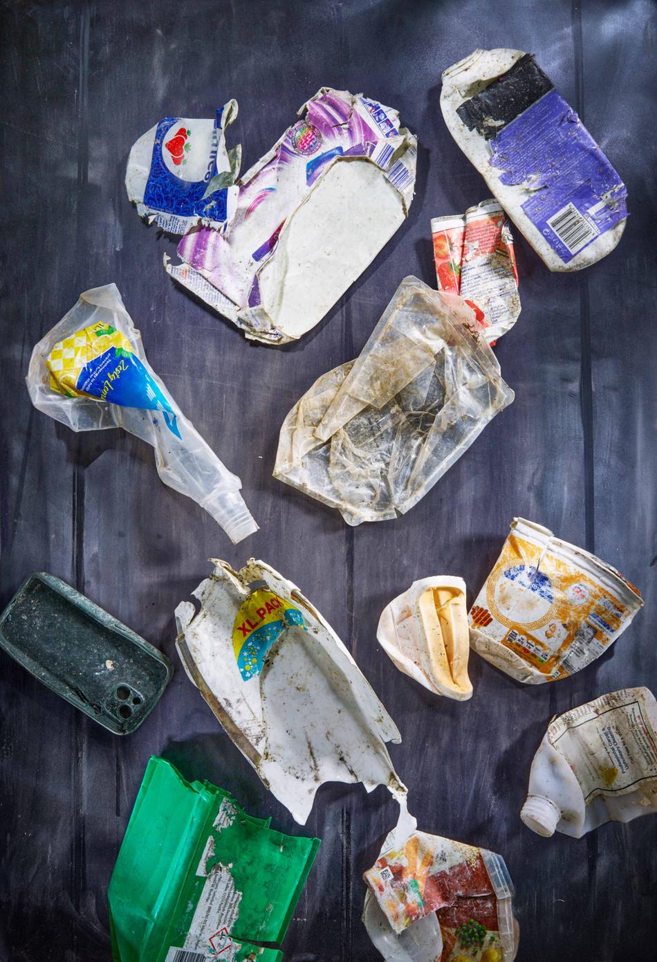 sorting food-grade vs. non-food-grade PET, PP and HDPE