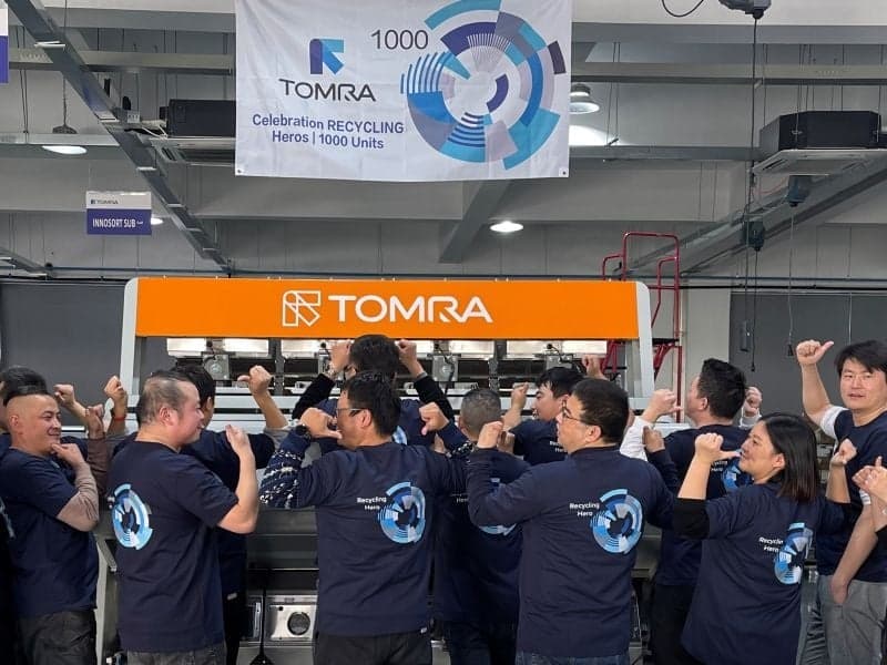 TOMRA recycling team in Kunshan