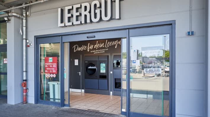 German store with deposit return scheme