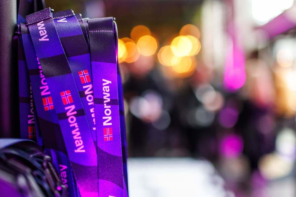 Neck straps at Eksportkonferansen 2026