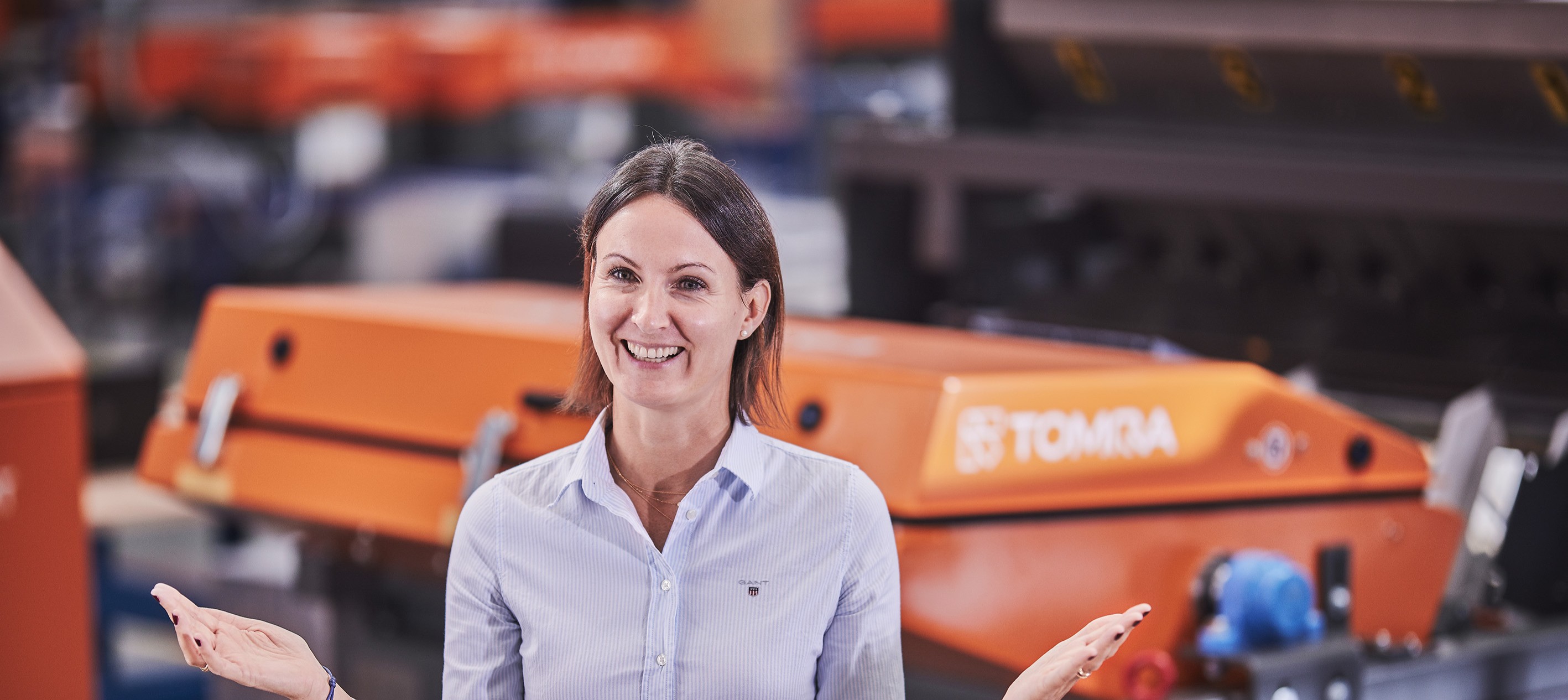 Female manager at TOMRA