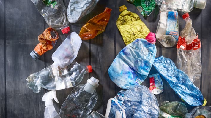 PET Plastic Material on belt 2024