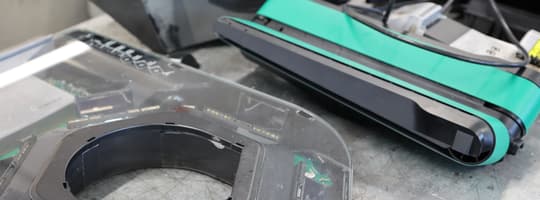 Components from inside a TOMRA T9 reverse vending machines