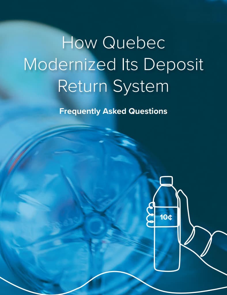 Cover for FAQ on Quebec deposit return scheme