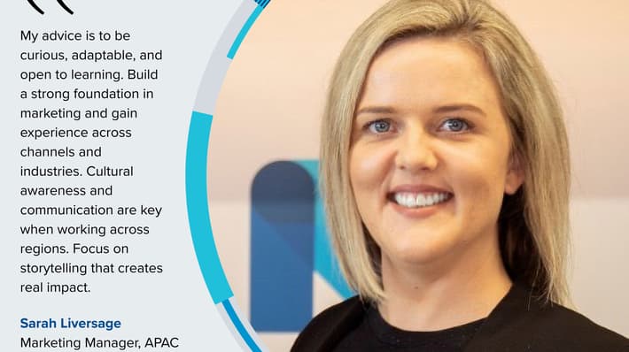 Sarah Liversage, Marketing Manager, APAC