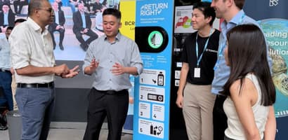 Singapore deposit return scheme launch event