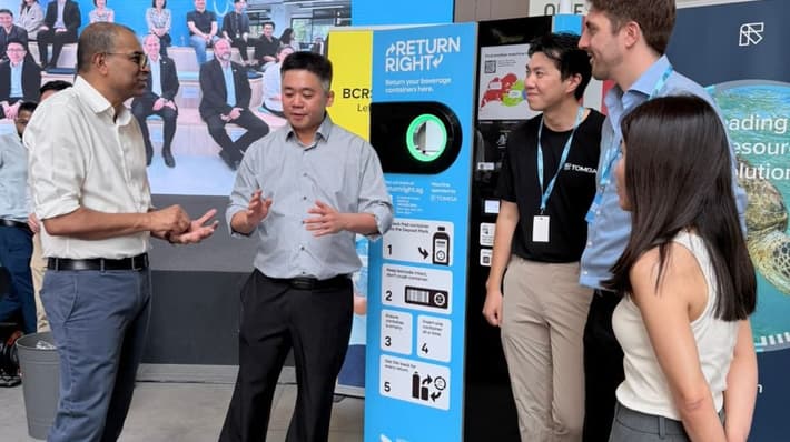 Singapore deposit return scheme launch event