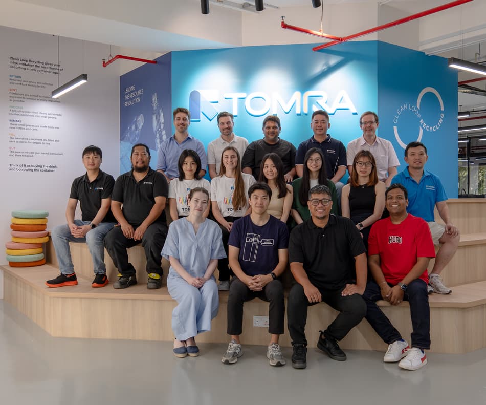 TOMRA Collection Singapore team