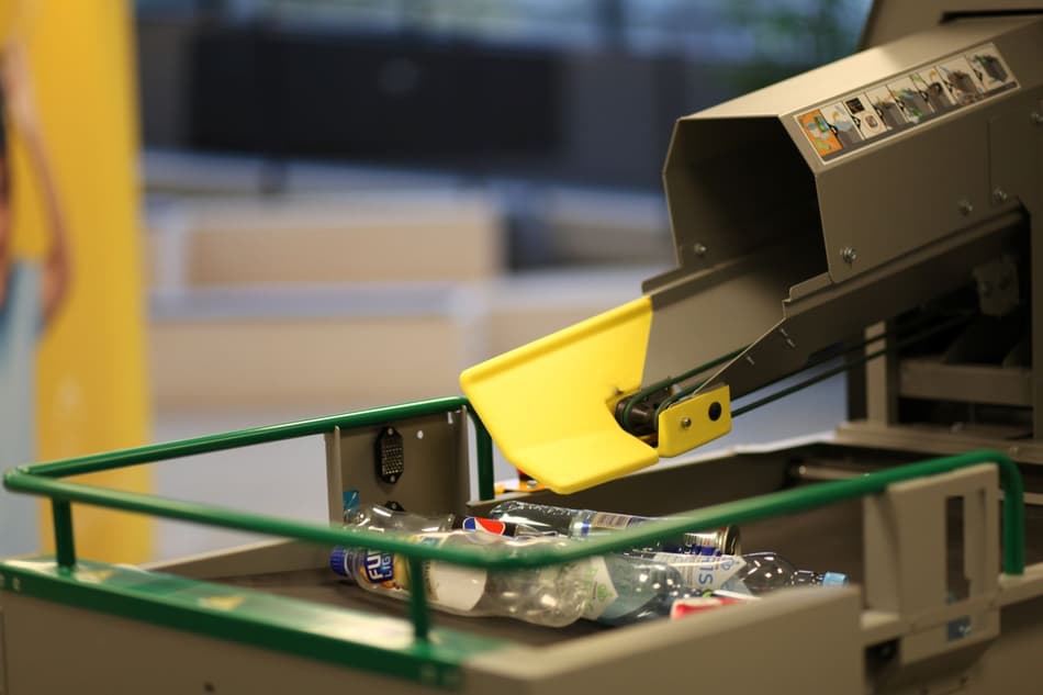 TOMRA SoftDrop inside reverse vending machines