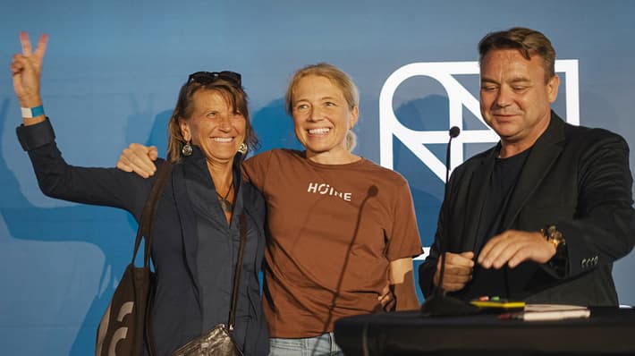 Startup competition winners from HØINE at Arendalsuka 2025 in Norway
