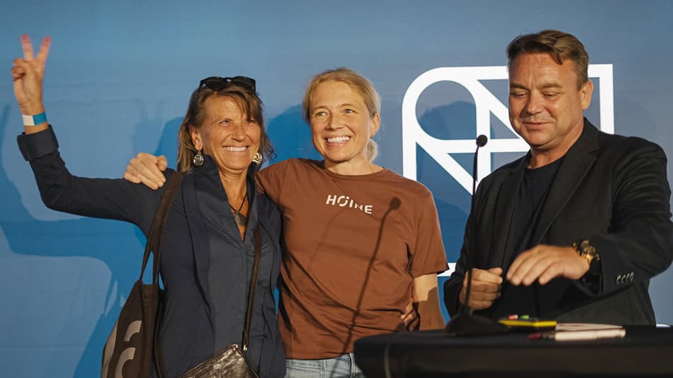 Startup competition winners from HØINE at Arendalsuka 2025 in Norway