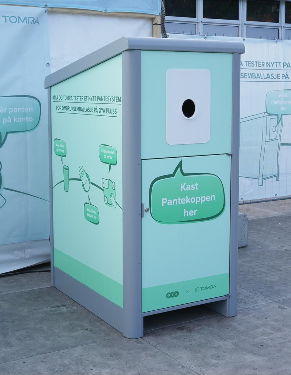 TOMRA Reuse event solution return machine