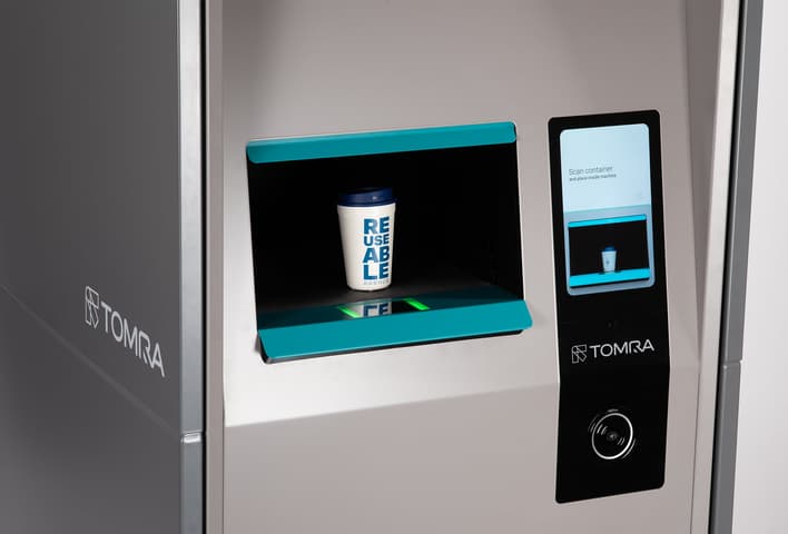  TOMRA reverse vending machine machine for reusable cups
