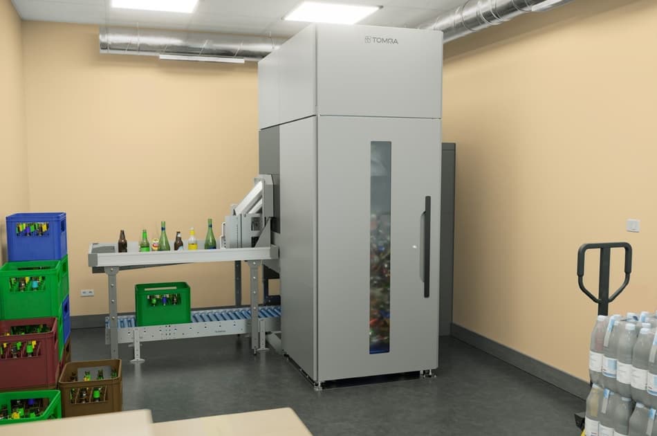 Image of TOMRA RollPac reverse vending backroom
