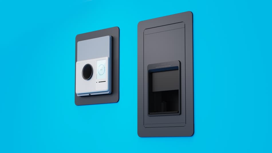 TOMRA Side-By-Side with TOMRA T100 reverse vending machine