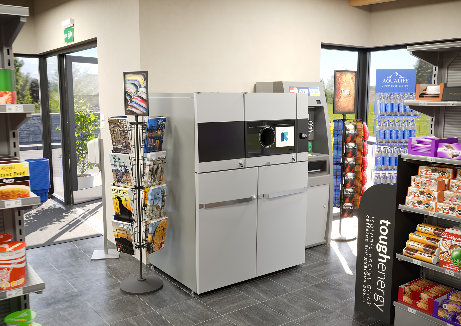  TOMRA T70 Dual reverse vending machine In store