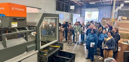 TOMRA Textiles demo at Homeboy Threads in Los Angeles