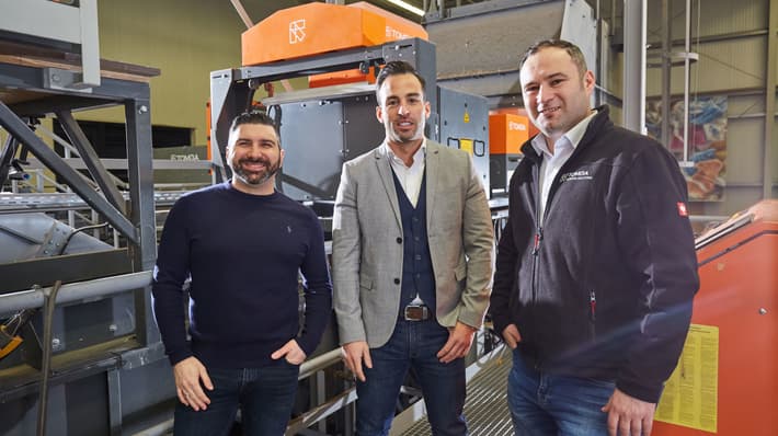 TOMRA Valerio Sama, Jose Matas, Murat Sanli