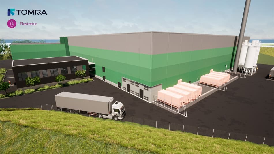 Plastic packaging sorting plant