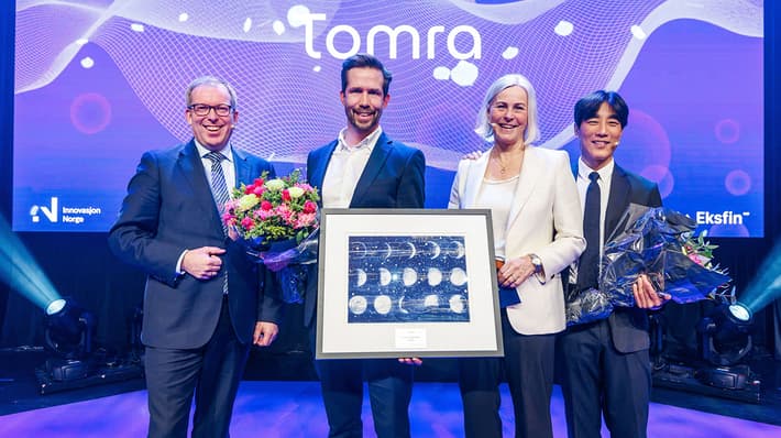TOMRA wins Norwegian Export Price 2025