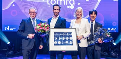 TOMRA wins Norwegian Export Price 2025