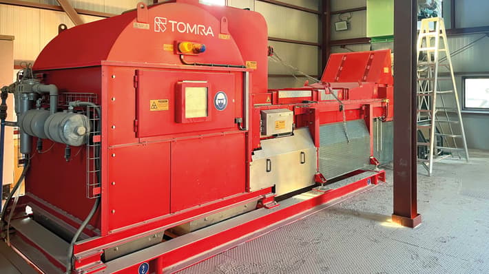 TOMRA COM Tertiary XRT installation