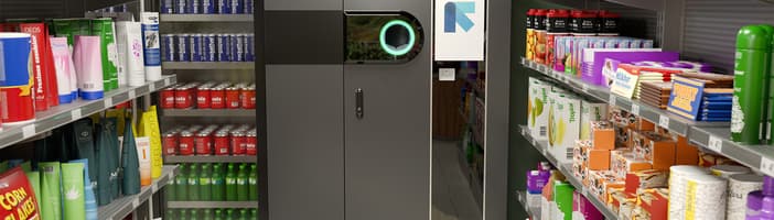TOMRA B7 reverse vending machine in-store